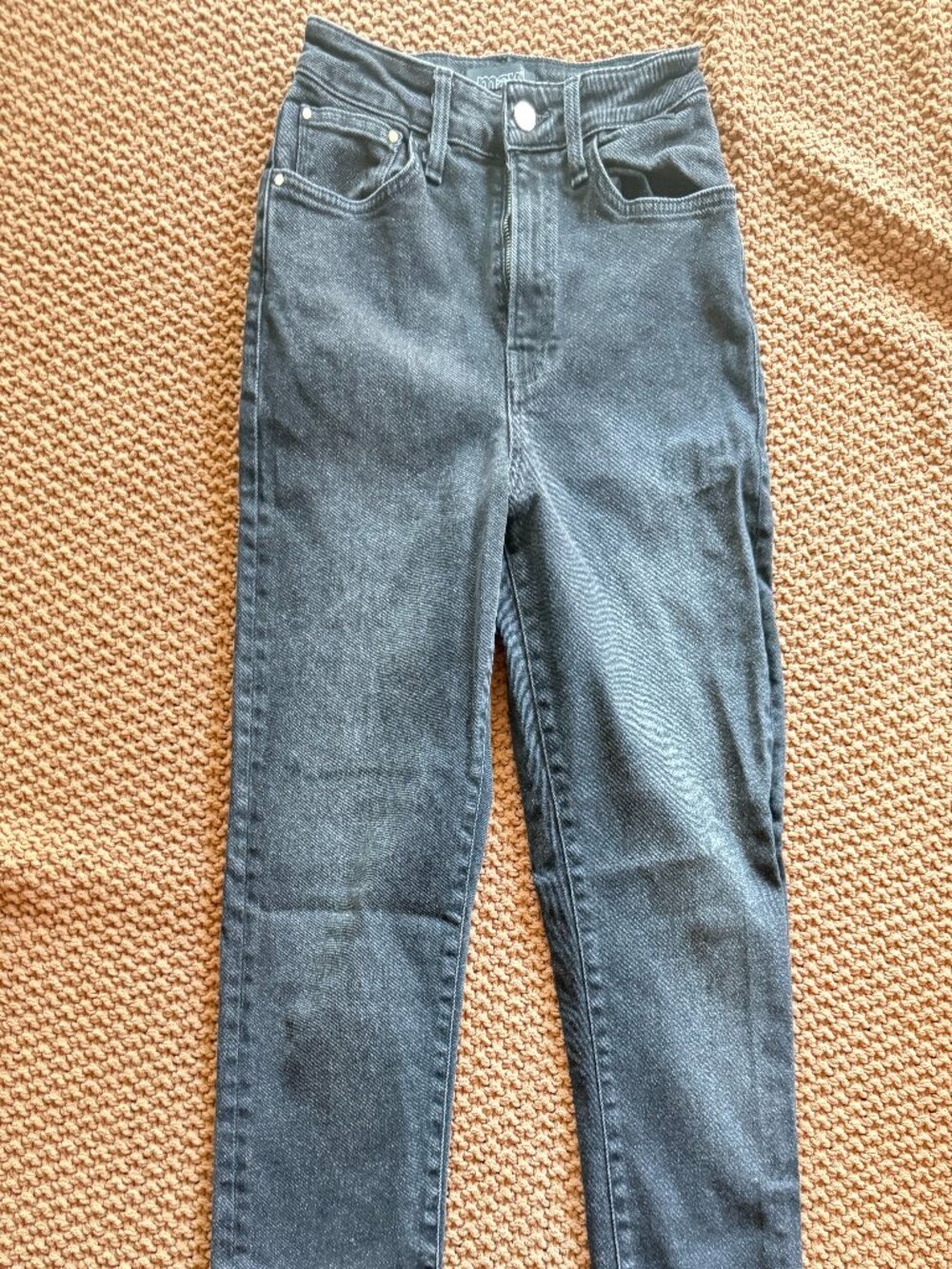 Mavi Star High-Rise Mom Jeans – Black Wash – Size 27 - Picture 2 of 6